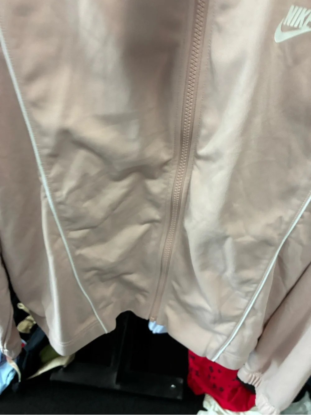 Nike Women’s Fitted Track Suit OUTFIT DD5860-601 SZ Large Pastel Pink New NWT